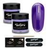 TOUGH GIRLS | Dip Powder | Includes Cuticle Stick, Nail File, Nail Buffer & Nail Wipes (Purple | 2-Pack) view 1