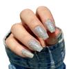 TOUGH GIRLS | Dip Powder | Includes Cuticle Stick, Nail File, Nail Buffer & Nail Wipes (Silver Sparkles | 2-Pack) view 3