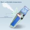 Facial Steamer and Eyes spa 2in 1. Mini Portable Professional hot Facial Steamer for Facial Deep CleaningThe LADY RIGHT Handheld Ionic face steam, Unclogs Pores Soothing for Eye Fatigue and Dryness view 2