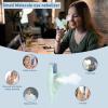 Facial Steamer and Eyes spa 2in 1. Mini Portable Professional hot Facial Steamer for Facial Deep CleaningThe LADY RIGHT Handheld Ionic face steam, Unclogs Pores Soothing for Eye Fatigue and Dryness view 3