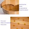 Scpantkend Foot Spas for Home Use Household Fir with Massage Beads Pedicure Tub, Natural Thicken Foot Basin, Insulation Footbath with Lid, Household Sleep, Improve,B Foot Bath Barrel view 4