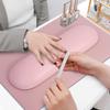 MERTERFLY Nail Arm Rest Pillow and Mat Luxury Salon Manicure Armrest Cushion Nail Art Hand Holder Manicure Hand rest Cushion Pad Tool for Nail Tech Manicurist (With Mat, Pink) view 4