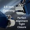 1 Comfort Hold Navy Large Nail Clippers Non-Slip Sure Grip Clipping Removable Catcher Toenails Fingernails Cutter Ultra Sharp Trimmer Stainless Steel Men Women Arthritis Unsteady Hands view 4