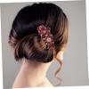 BIUDECO Crystal Diamond Hair Comb - Rhinestone Decorative Hair Ornament for Women, Brides, and Weddings view 3