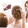 BIUDECO Crystal Diamond Hair Comb - Rhinestone Decorative Hair Ornament for Women, Brides, and Weddings view 4