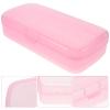 FOMIYES Plastic Containers Clean Box Professional Nail Art Tool Plastic Tray Box for Nail Tweezers Hair Salon Manicure Equipment Eyelash Extensions Lash Tweezers view 2