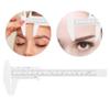 0-15.5cm Eyebrow Measurement Ruler Eyebrow Ruler Precise Plastic Tattoo For Makeup view 1