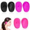 Protector Hair Dye Earmuffs for Salon Silicone Ear Covers 3 Pairs Hairdressing Earmuffs Ear Protectors for Hair Perm Dye Shower Salon Hairdressing Protector Caps view 1