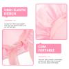 FOMIYES 3pcs Boys and Girls Elastic Bow Bonnet Hat Reusable Shower Cap for Sleeping Lightweight Comfortable Suitable for Hair Types Colors view 3