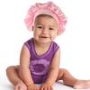 FOMIYES 3pcs Boys and Girls Elastic Bow Bonnet Hat Reusable Shower Cap for Sleeping Lightweight Comfortable Suitable for Hair Types Colors view 4