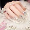 TONTEK Manicure 24 Pieces Boxed Shining gem Bride Nail Stickers view 3