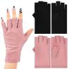 2 Pairs Gloves Gel Manicures Glove Gloves Fingerless Gloves for Nail Art Protect Hands view 1