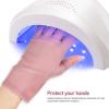 2 Pairs Gloves Gel Manicures Glove Gloves Fingerless Gloves for Nail Art Protect Hands view 3