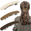 ATODEN Hair Clips Barrettes for Women 3 Pcs Matte Barrettes for Thin Fine Hair 3.54'' Neutral Flat Hair Clip Hair Pins French Barrette Hair Clips for Short Medium Hair Cute Hair Accessories for Women view 1