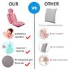 Bath Cushion for Tub for Adults Butt, Neck Support Pillow Soft Bathtub Cushion Luxury Bath Pillow Cushion Filling Ergonomic for Full Body Comfort,Pink view 3