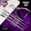 FANDAMEI Cuticle Kit, 4 PCS Nail Care Kit, Manicure Pedicure Tools, Nail Cuticle Nippers, Ingrown Toenail Tools Kit, Toenail File and Lifters Stainless Steel, Nail Lifter, Nail Cuticle Pusher view 2