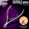 FANDAMEI Cuticle Kit, 4 PCS Nail Care Kit, Manicure Pedicure Tools, Nail Cuticle Nippers, Ingrown Toenail Tools Kit, Toenail File and Lifters Stainless Steel, Nail Lifter, Nail Cuticle Pusher view 3