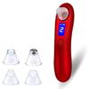 RMENST Blackhead Remover Vacuum Electric Blackhead Removal Tool Facial Pore Cleaner Extractor USB Rechargeable Beauty Device kit with 3 Adjustable Suction & 4 Probes Deep Cleansing (Color : Red) view 1