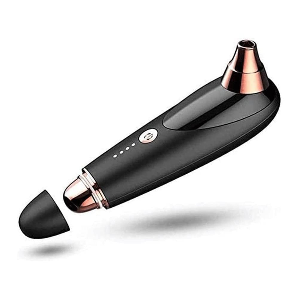 RMENST Blackhead Remover Vacuum, Facial Pore Cleaner, Electric Acne Whitehead Extractor Tool with 3 Suction Power, 3 Probes, Blackhead Remover Suction for Women & Men (Color : Black)