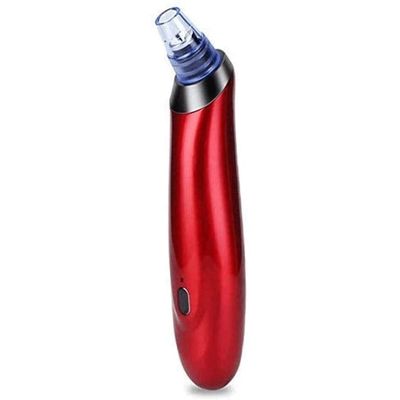 RMENST Blackhead Remover Pore Vacuum, Facial Pore Cleanser for Face Care, Electric USB Rechargeable Blackhead Remover Vacuum Pore Cleaner for Women and Men (Color : Red)