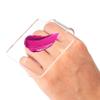 Handheld Makeup Mixing Palette, Transparent Hand Tray for Mixing Foundation for Home Salon Professional view 1