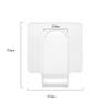 Handheld Makeup Mixing Palette, Transparent Hand Tray for Mixing Foundation for Home Salon Professional view 2