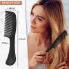 Aiofaervy 100 Pack Combs in Bulk, Individually Wrapped Disposable Combs, Bulk, Travel Comb, Black, 6Inch Long, Plastic Material, for Hotel, Shelter, Nursing Home, Charity, Church view 2