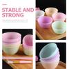 minkissy 5PCS DIY Face Mask Mixing Bowl Silicone Mask Bowl Silicone Facial Mask Mixing Bowl Cosmetic Mud Stirring Bowl Silicone Bowl Cosmetic Beauty Tool for Home Salon Pink view 4