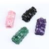 Jade Eye Mask Face Massage Roller Set Natural Rose Quartz Sleeping Eye Mask Facial Roller,Green Stone Set view 3
