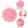 Awontar Bath Loofah Sponge, 60G Shower Loofah Exfoliating Body Scrubber Sponge, 4 Count Bath Mesh Pouf Ball for Women and Men (Light Color) view 4