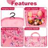 Remobia Hicol Cute Cartoon Hanging Kids Toiletry Bag Children Travel Cosmetic Makeup Organizer Wash Bag Shower bag Over Night Bag Camping Shaving Kit Bag for Boys & Girls(Fairy) view 4