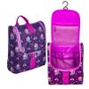 Remobia Hicol Cute Cartoon Hanging Kids Toiletry Bag Children Travel Cosmetic Makeup Organizer Wash Bag Shower bag Over Night Bag Camping Shaving Kit Bag for Boys & Girls(Unicorn) view 1