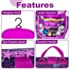 Remobia Hicol Cute Cartoon Hanging Kids Toiletry Bag Children Travel Cosmetic Makeup Organizer Wash Bag Shower bag Over Night Bag Camping Shaving Kit Bag for Boys & Girls(Unicorn) view 4
