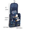 Remobia Hicol Cute Cartoon Hanging Kids Toiletry Bag Children Travel Cosmetic Makeup Organizer Wash Bag Shower bag Over Night Bag Camping Shaving Kit Bag for Boys & Girls (Sea World) view 2