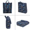 Remobia Hicol Cute Cartoon Hanging Kids Toiletry Bag Children Travel Cosmetic Makeup Organizer Wash Bag Shower bag Over Night Bag Camping Shaving Kit Bag for Boys & Girls (Sea World) view 3