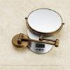 Bathroom Mirror Makeup Mirror Wall-Mounted Mirror 3X Magnification 8 Inch Double-Sided Swivel Vanity Makeup Mirror Brushed Copper view 4