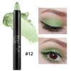 Boobeen Waterproof Eyeshadow Stick Crayon - Shimmer Cream Eyeshadow Pen for Glitter Eye Makeup, Easy to Use (012#) view 2