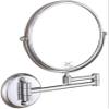 Bathroom Mirror Makeup Mirror Wall Mounted Vanity Mirror Shaving Makeup with 3X Magnification Double-Sided 8 Inch 360 Swivel/Silver view 1