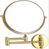 Bathroom Mirror Makeup Mirror Wall Mounted Vanity Mirror-with 3X Magnification 2-Sided Swivel Shaving Bathroom Makeup Bedroom Decorative Mirror/Gold/8-inch view 1