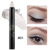 Boobeen Eyeshadow Pencil Crayon Waterproof Stick Shimmer Cream Pen - Create Glitter Eye Makeup, Easy to Use (01#) view 2
