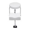 SABUIDDS Pedicure Foot Rest Chair,Swivel Adjustable Pedicure Stool for Spa Beauty Salon Studio Equipment Supplies (White) view 3