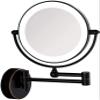8'' Bathroom Mirror Wall Mounted LED Illuminated Make Up Mirror 7X Magnifying Round Shaped Double-Sided Vanity Shaving Mirror view 2