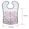 PERFEHAIR Hair Cutting Collar Tool, Salon Hairdressing Hair Dye Cape with Angular & Straight Cutting Guidelines, Waterproof view 2