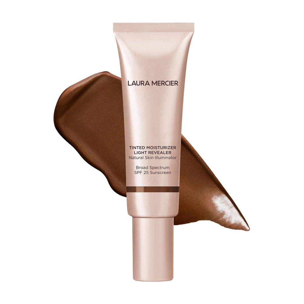 Laura Mercier Tinted Moisturizer Light Revealer Natural Skin Illuminator with SPF 25: All Day Hydration, Ultra-Sheer Coverage, Luminous & Radiant Finish, Skin Tint, Cacao