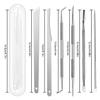 6pcs Ingrown toenail Tool, Toenail File and Lifters, Professional Surgical Stainless Steel Ingrown Toenail Removal Tool Kit, Under Nail Cleaner Tools Pain Relief(Natural color) view 2