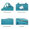 Toiletry Bag Travel Bag with Hanging Hook, Water-resistant Makeup Cosmetic Bag Travel Organizer for Accessories, Full Sized Container (black) view 3