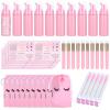 50 Pcs Lash Shampoo Bottle Brushes Set (Pink) view 1