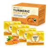 DERMAXGEN Organic Turmeric Soap Bar for Face & Body  Pure Turmeric Soap Bar for Acne, Scars, Uneven Tone, Blemish Control, Sun Damage & Age Spots  Handcrafted Skincare (Pack of 4) view 1