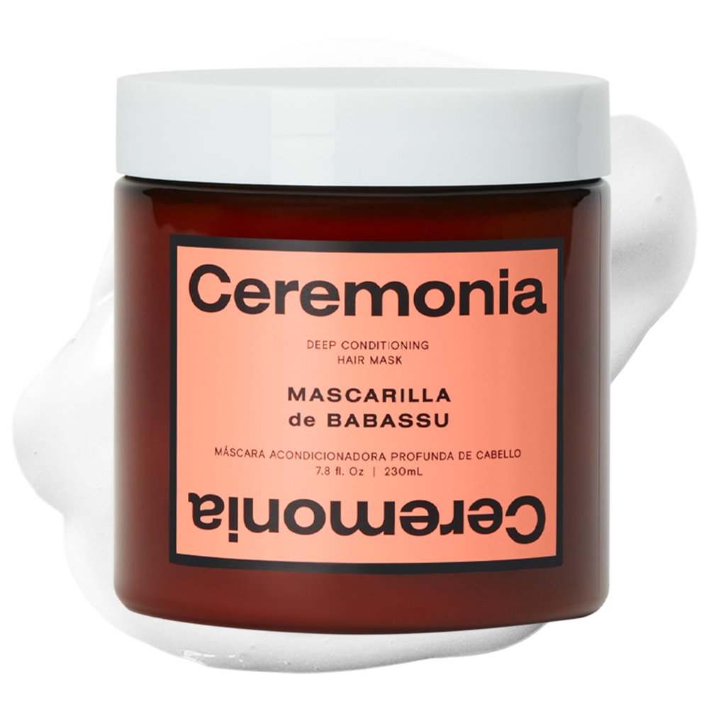 Ceremonia Mascarilla de Babassu Oil and Cupuau Butter Deep Conditioning Hair Mask, 7.8 Fl Oz | 230 mL