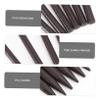 Beavorty 60pcs Wooden Hairpins Tapered Straight Hair Sticks for Women Hair Accessories for Buns and Updos Smooth and Elegant Design view 4
